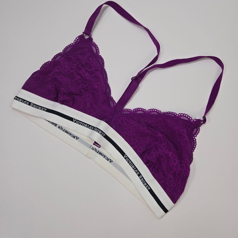 Victoria's Secret purple lace‎ bralette